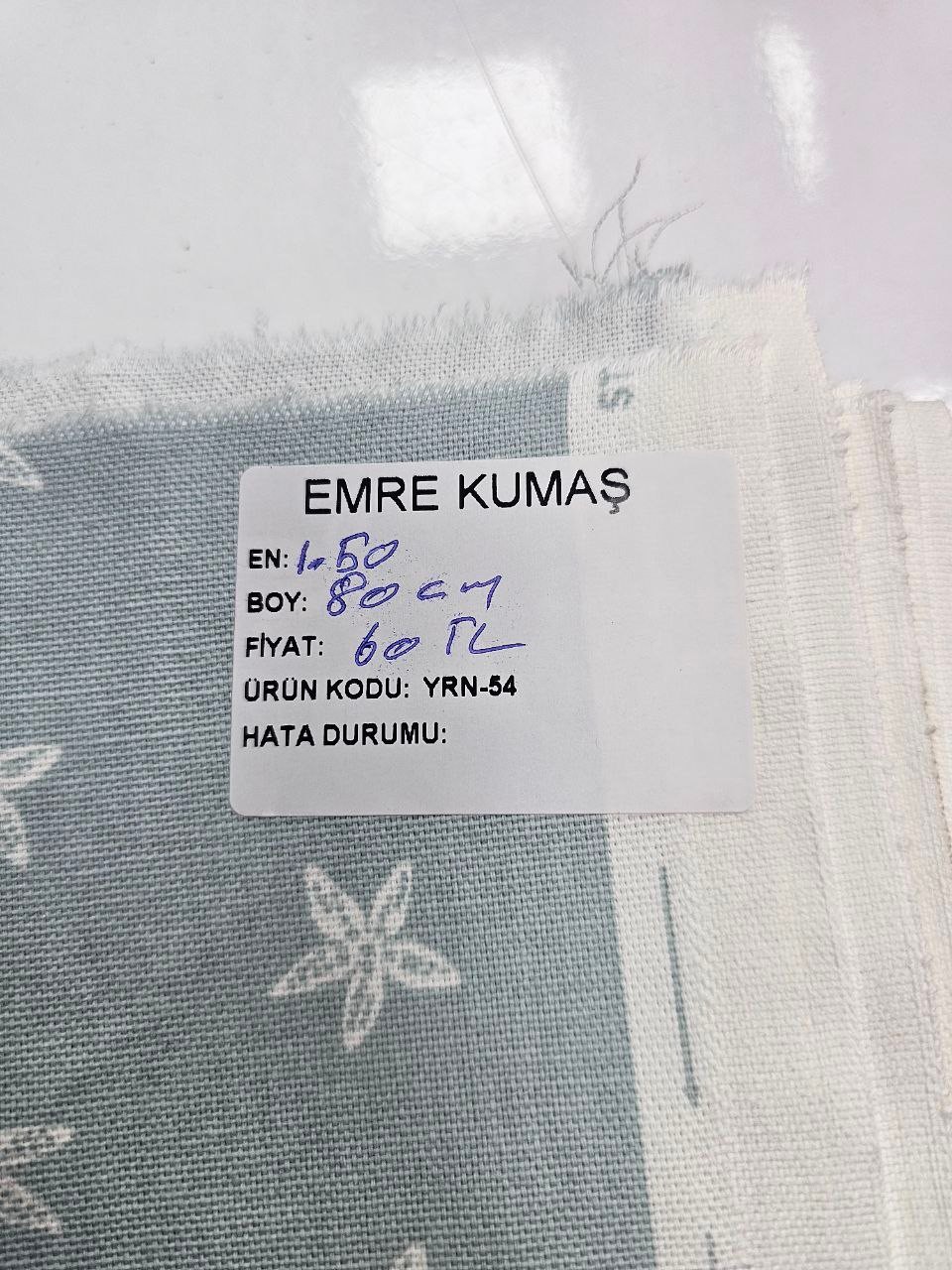 Deniz Yıldızı desenli Duck Kumaş