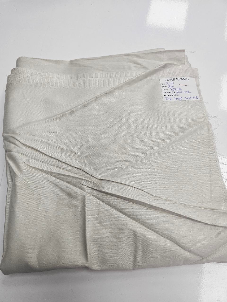 Stone Color Matte Cotton Satin Fabric