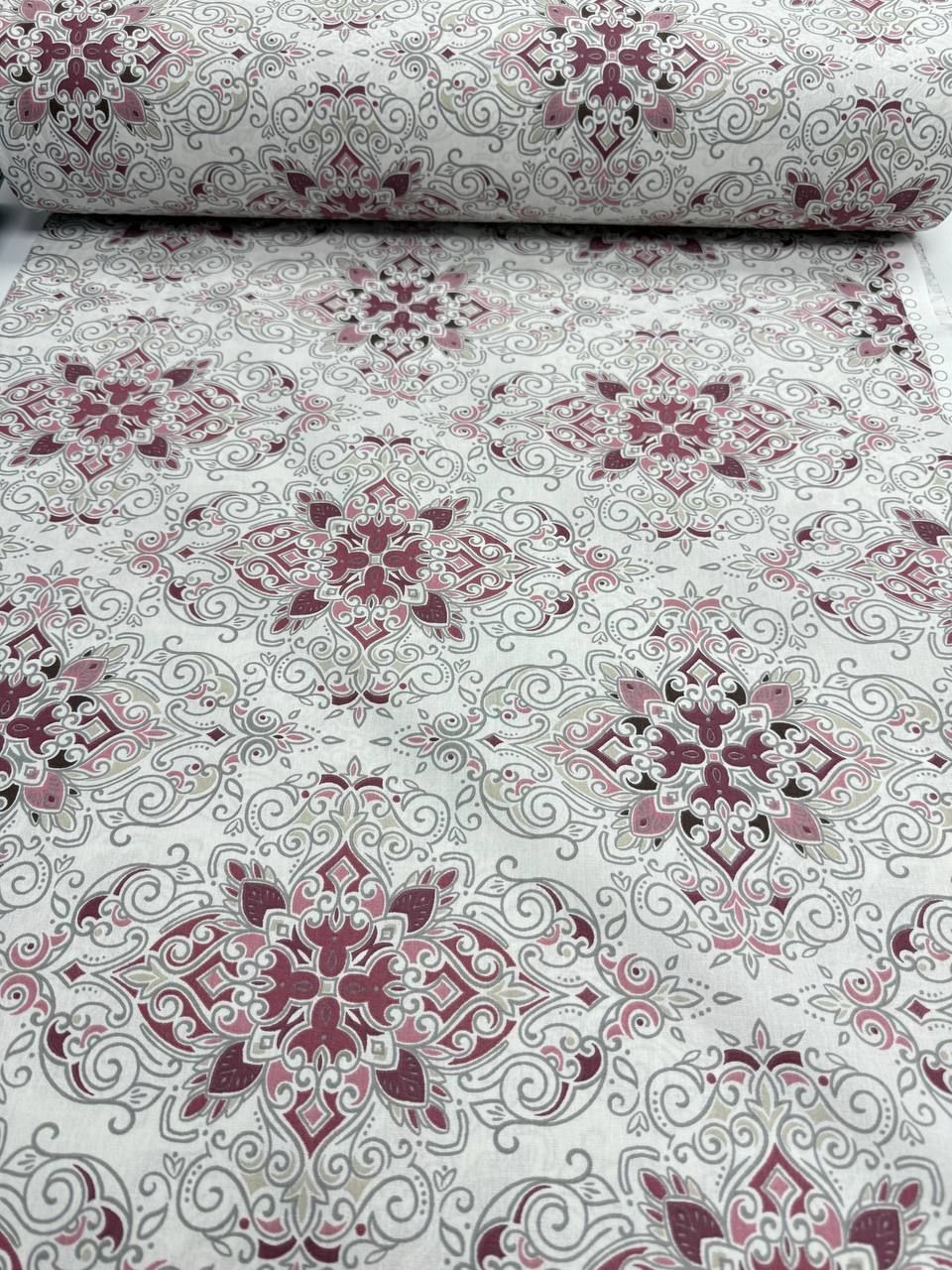 Premier Çini Motif Desen %100 Pamuk Nevresimlik Poplin Kumaş
