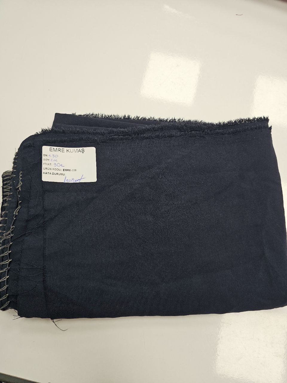 Navy Blue Color Crepe Fabric for Clothing