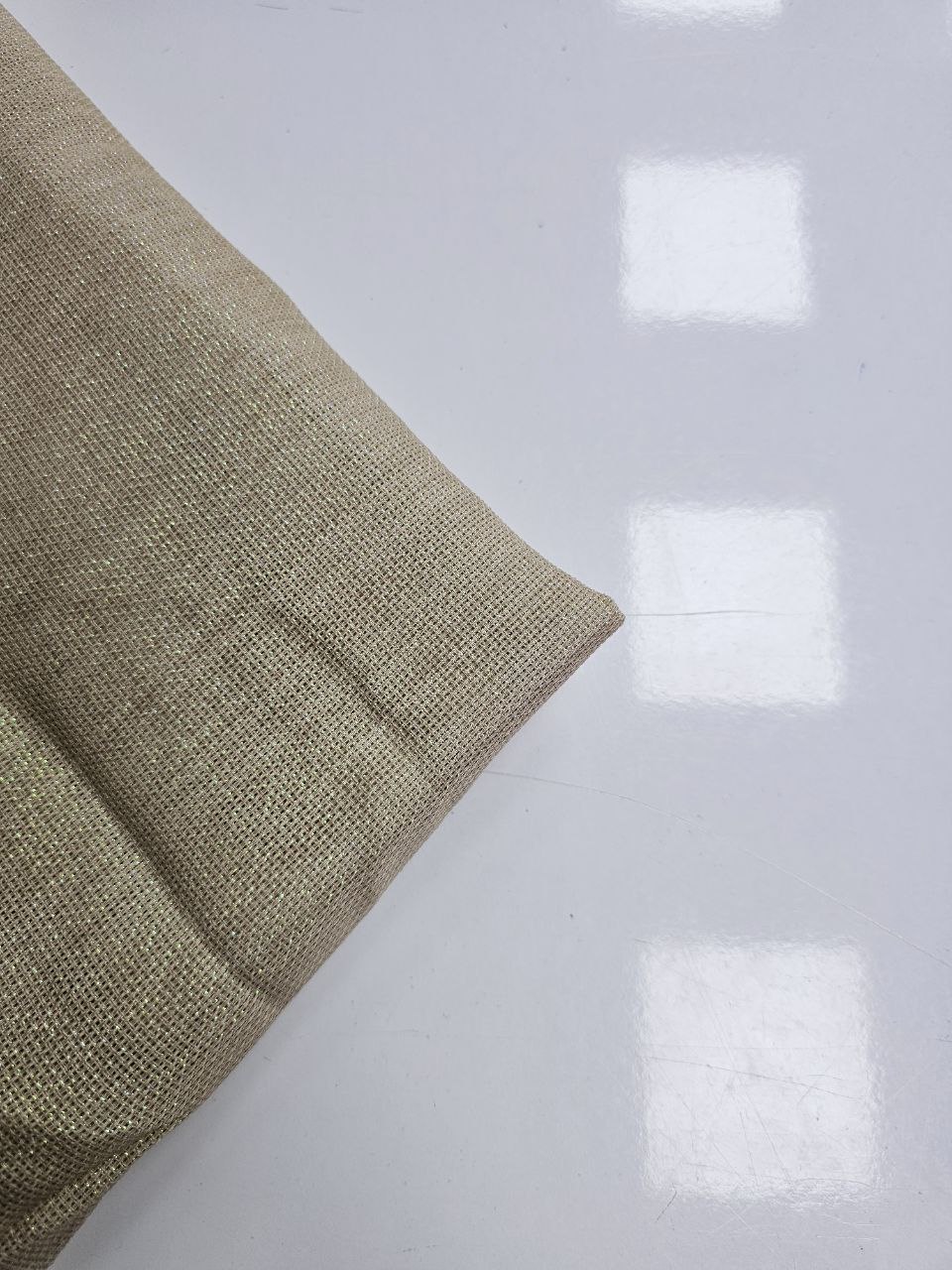 Glittery Burlap Color Linen Fabric