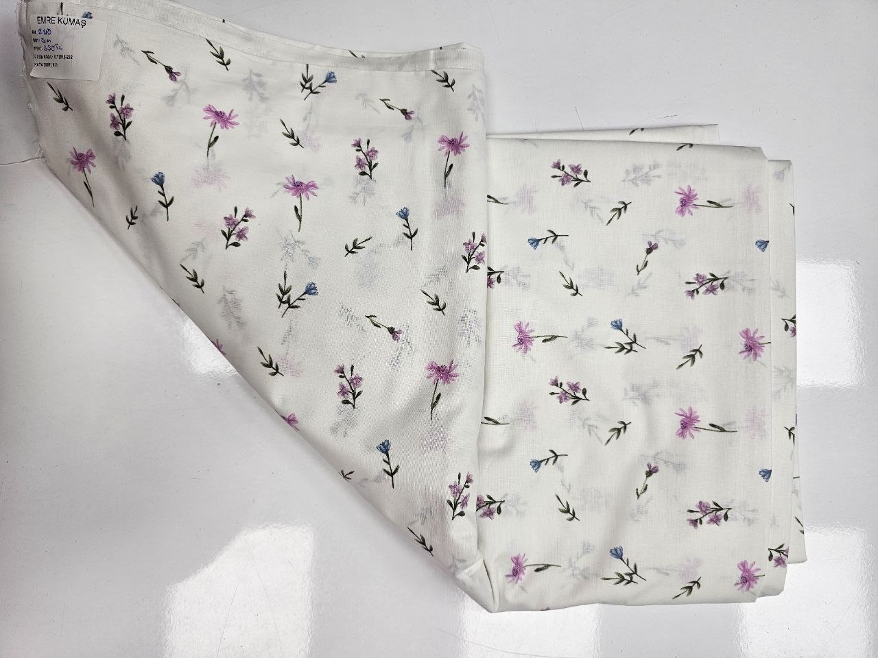 Desenli Nevresimlik Poplin Kumaş