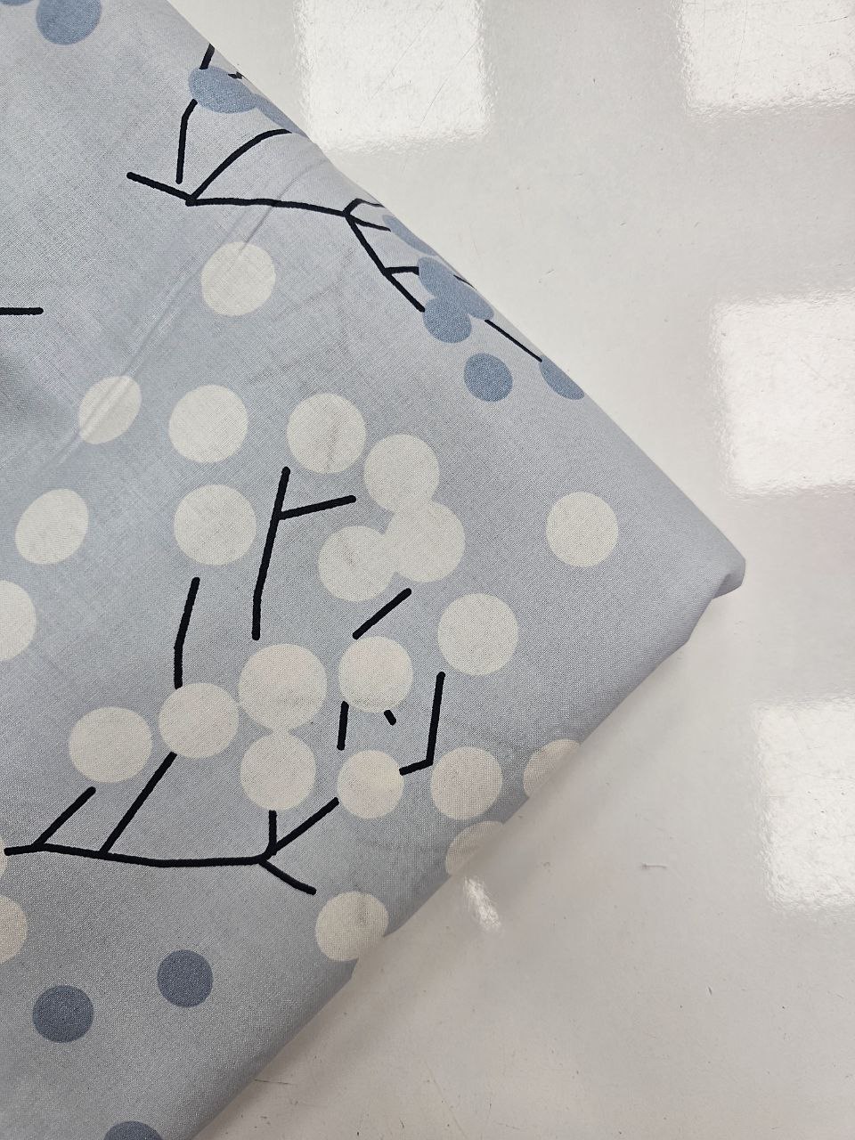 Desenli Nevresimlik Poplin Kumaş