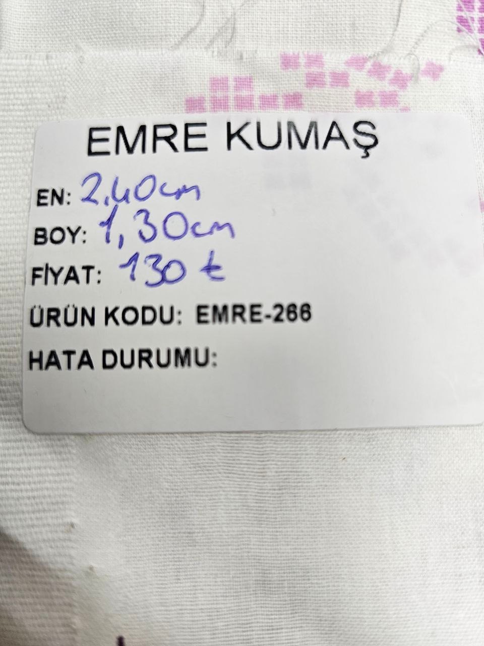 Kaneviçe Desenli Nevresimlik Poplin Kumaş
