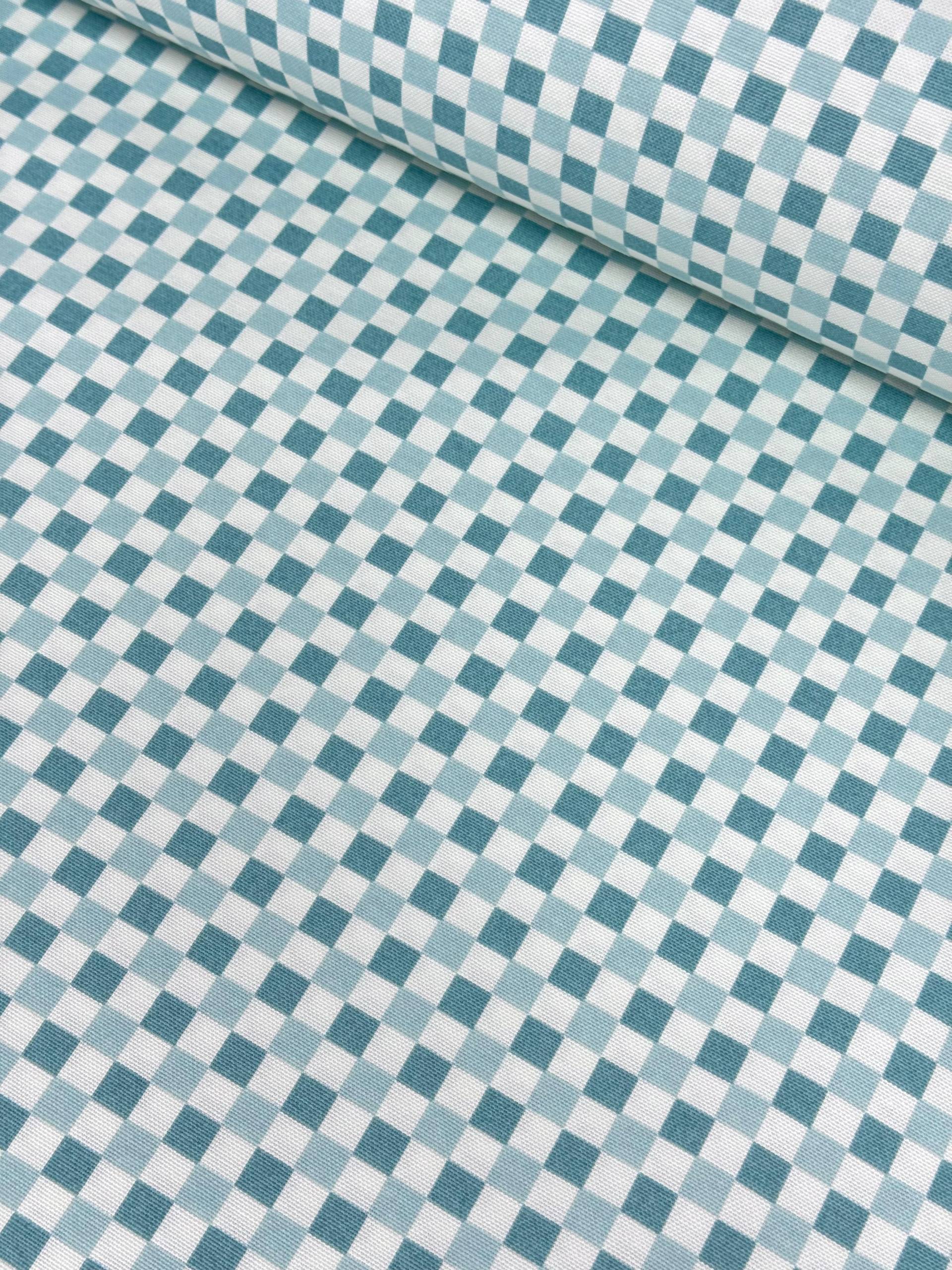 قماش بطة مخطط باللون البني - قماش بطة