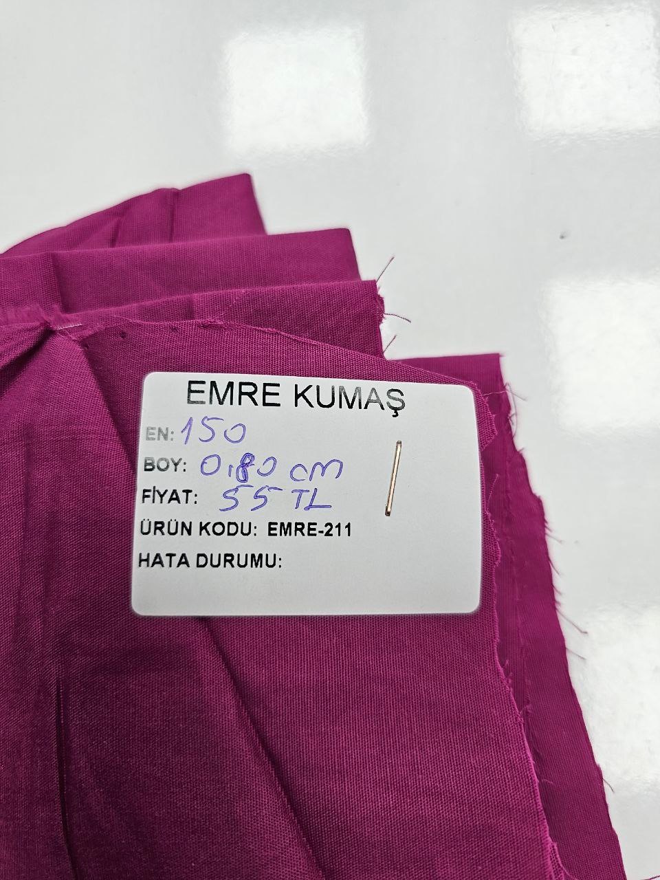 Açık Mürdüm Rengi Giyimlik Poplin Kumaş