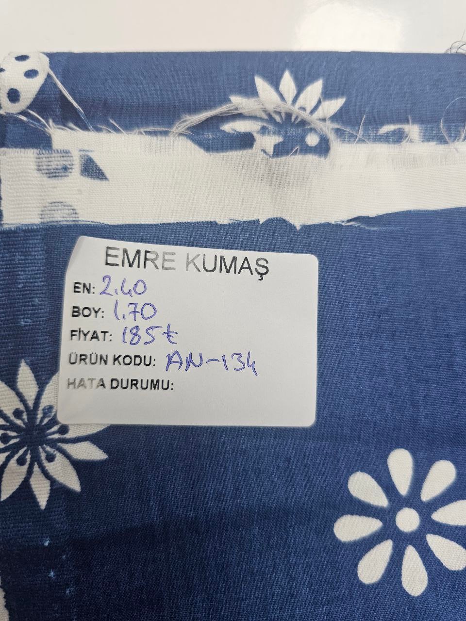 Sulu Desenli Nevresimlik Poplin Kumaş