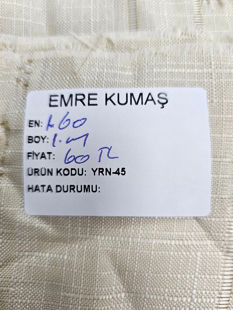Kapuçino İsveç Keteni Kumaş