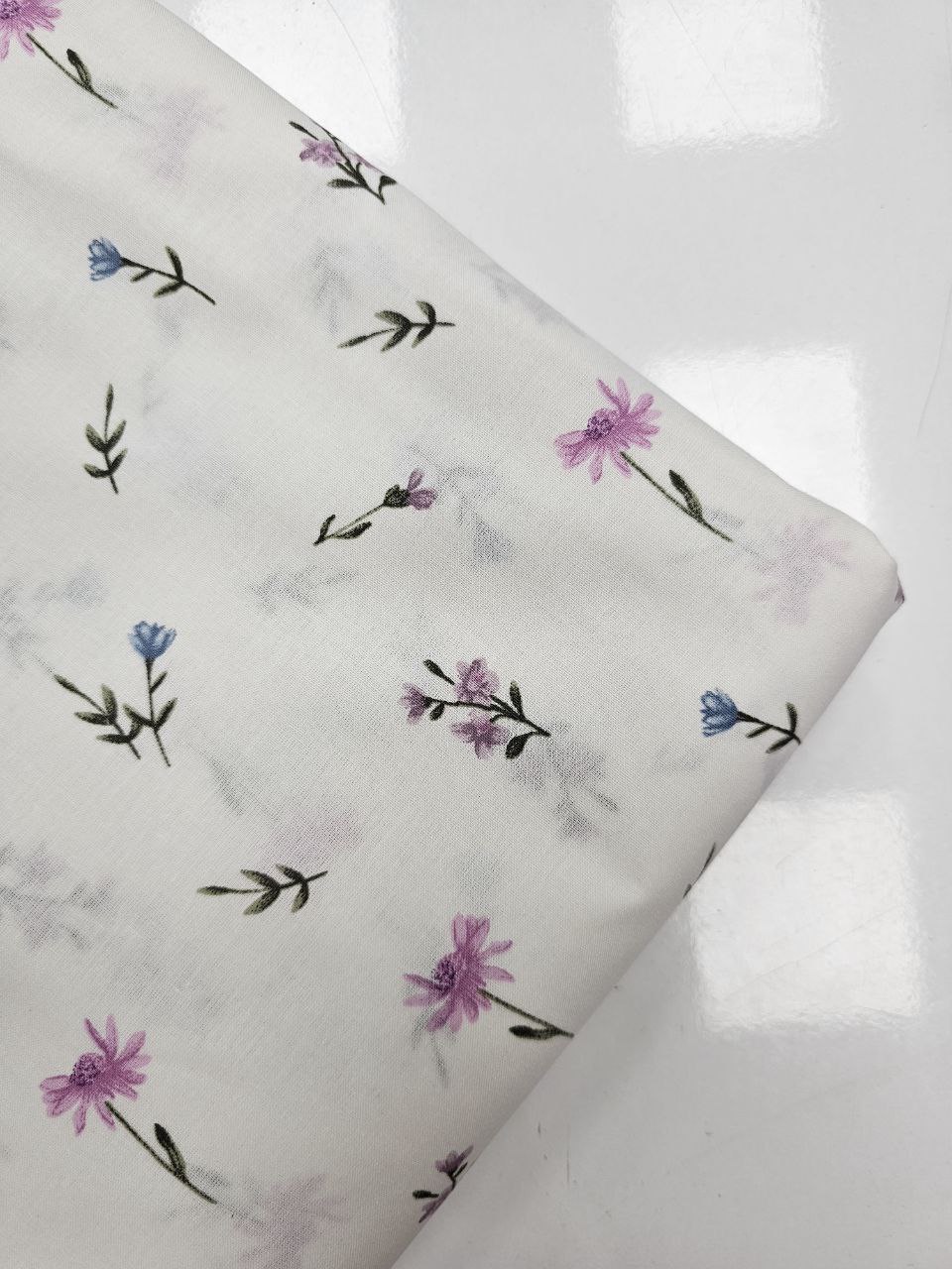 Desenli Nevresimlik Poplin Kumaş