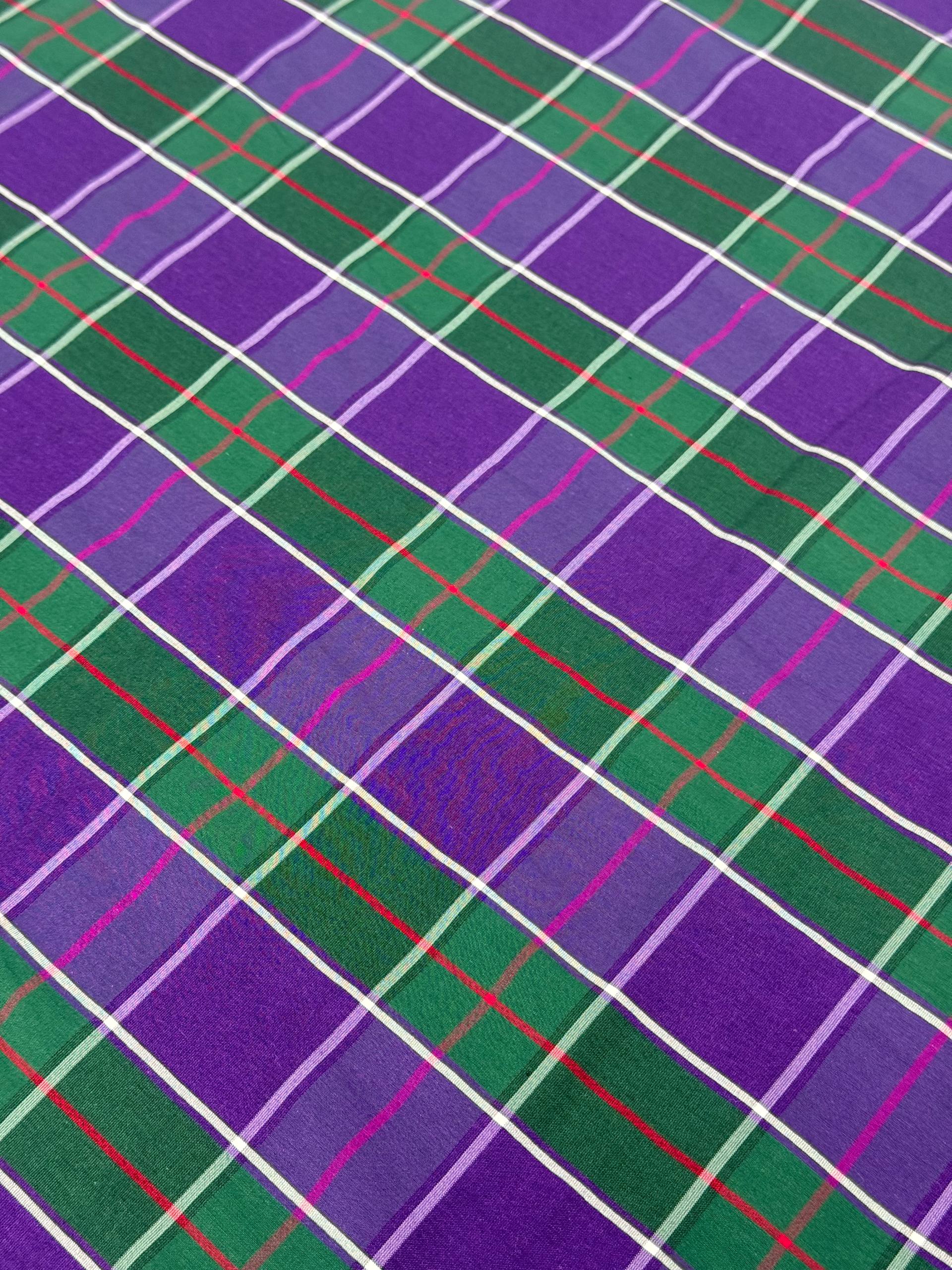 Yellow Gingham Zephyr Fabric