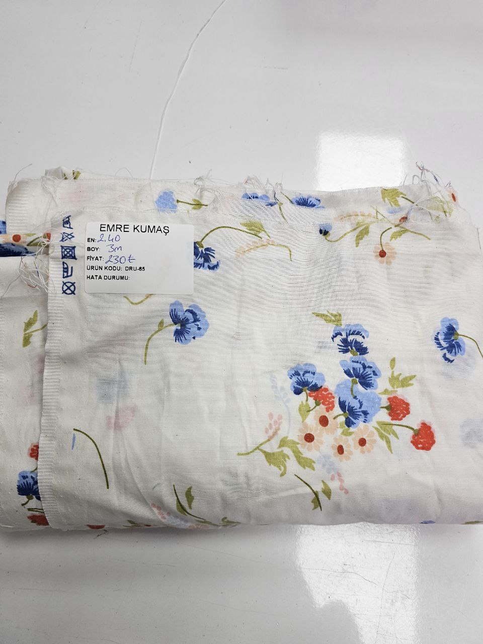 Desenli Nevresimlik Poplin Kumaş