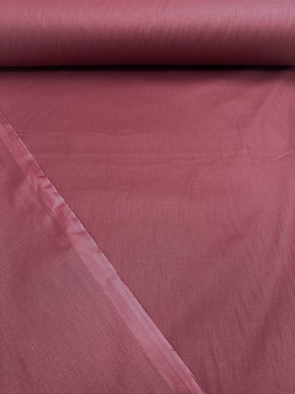 Bordo Nevresimlik Organik Poplin Kumaş