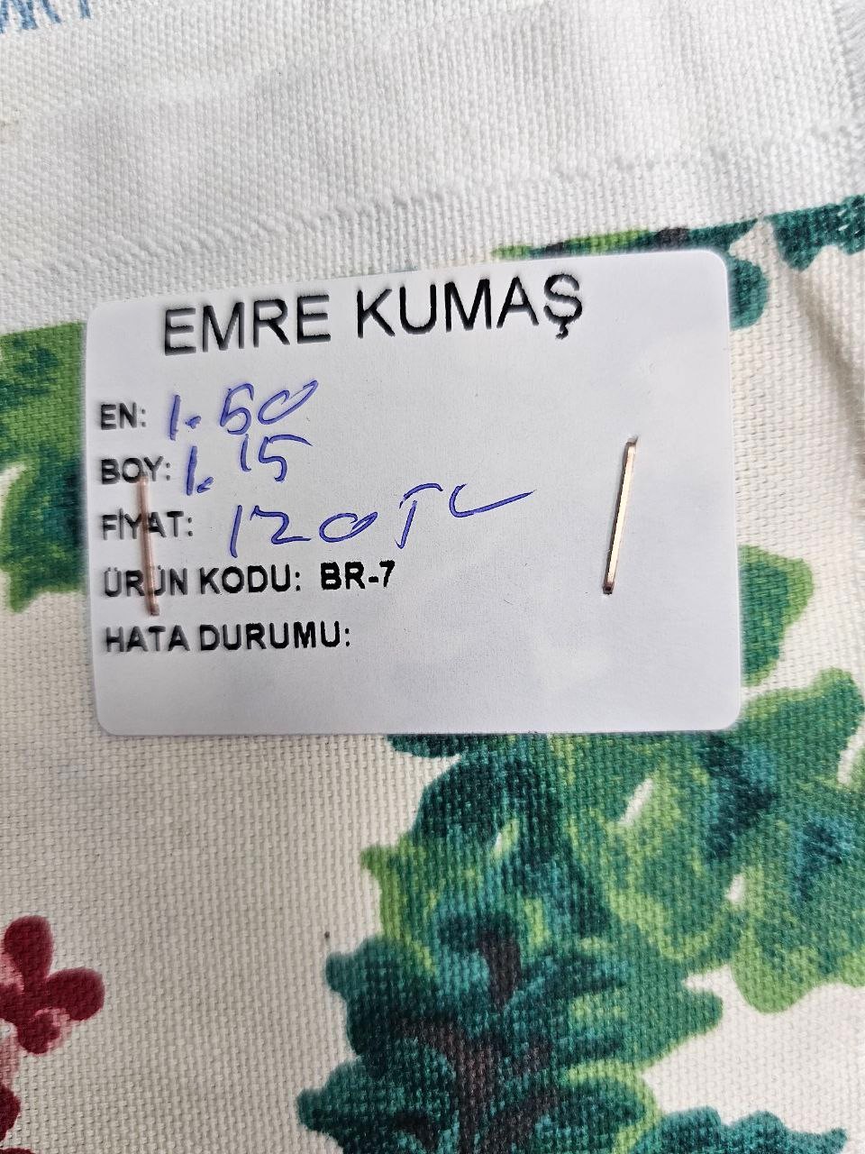 Botanik Bahçe Desenli Duck Kumaş