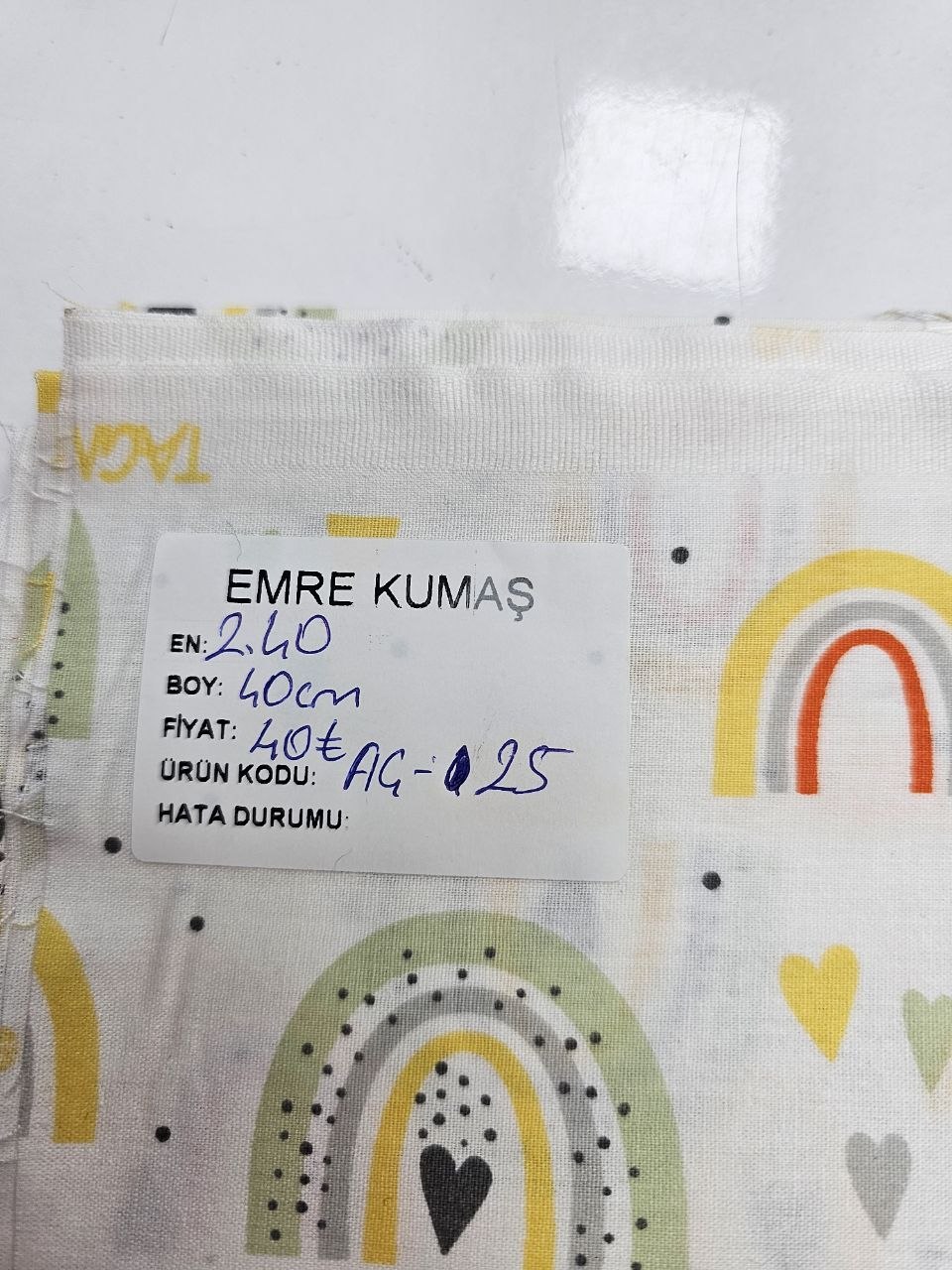 Desenli Nevresimlik Poplin Kumaş