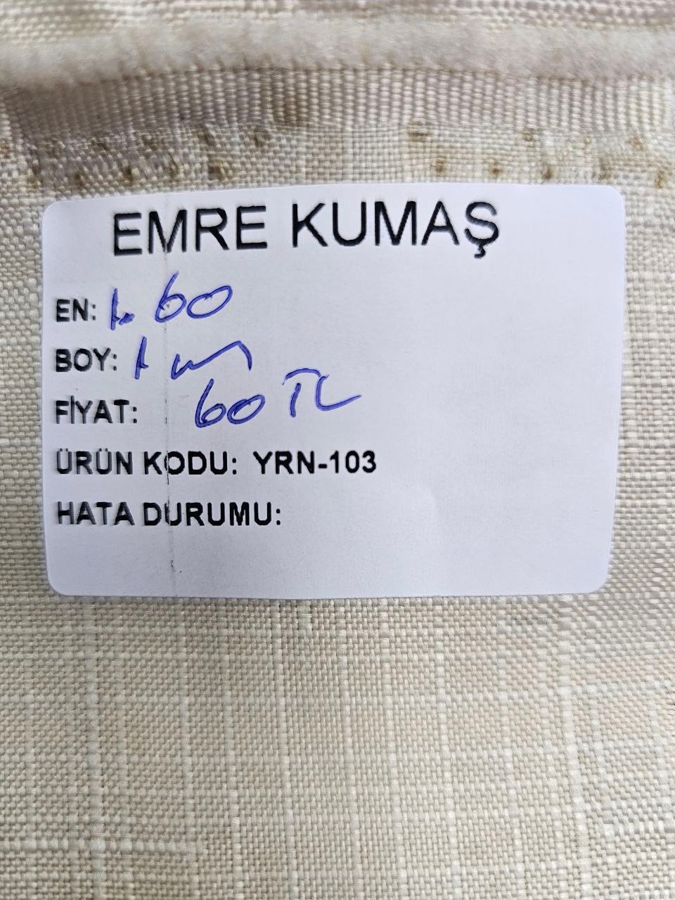 Kapuçino Ajurlu İsveç Keteni Kumaş