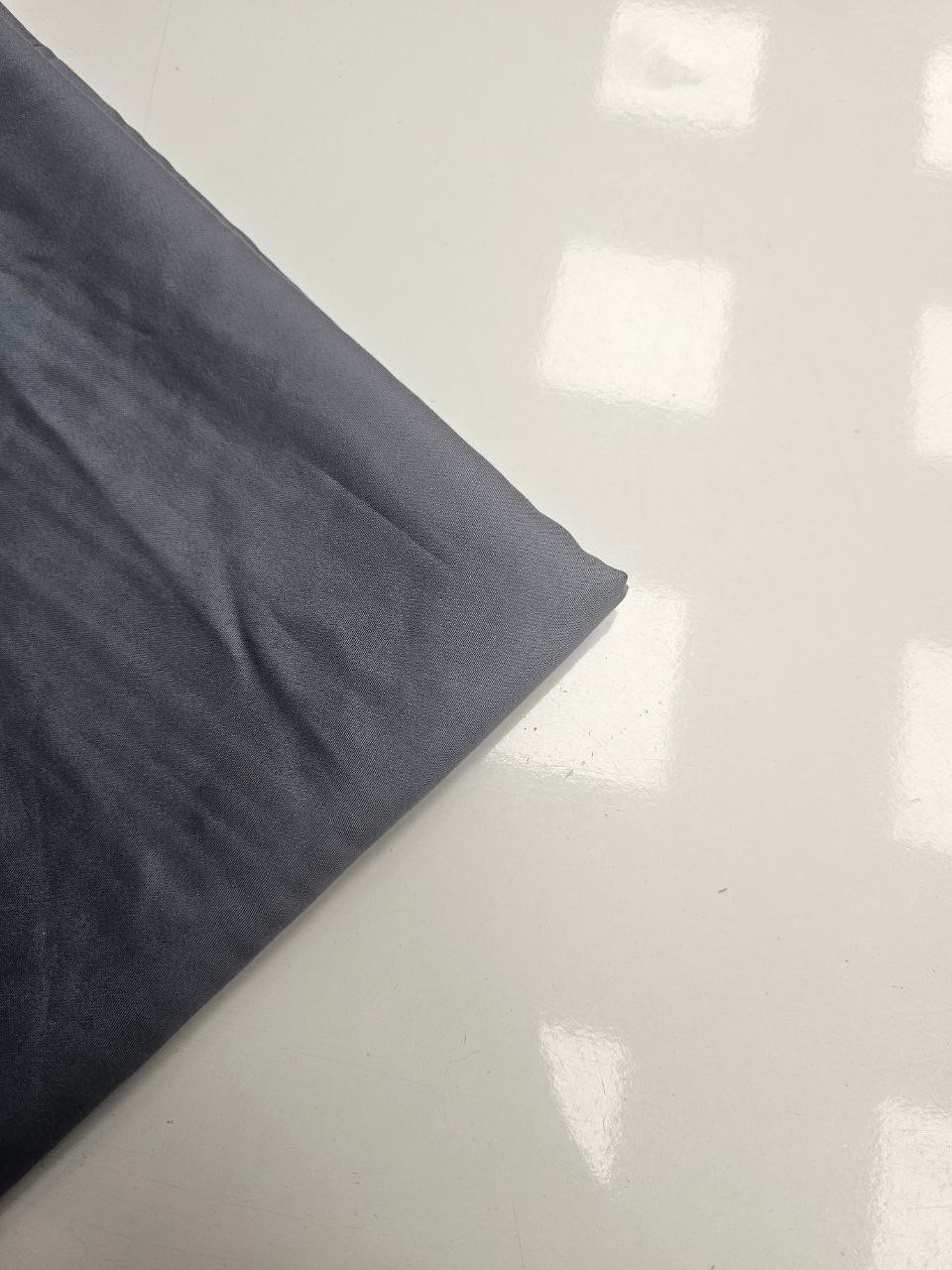 Matte Indigo Color Cotton Satin Fabric