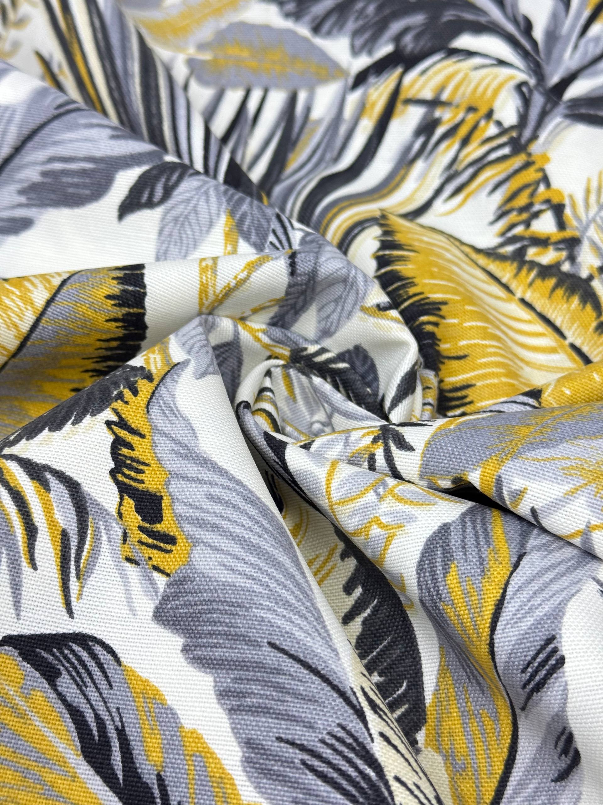 Black Checkered Duck Fabric - Duck Cloth