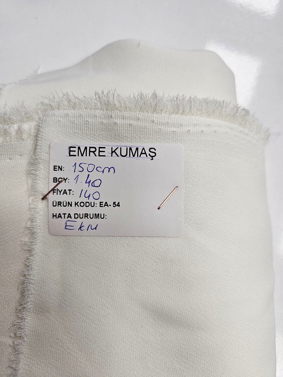 Ecru Color Crepe Fabric for Clothing