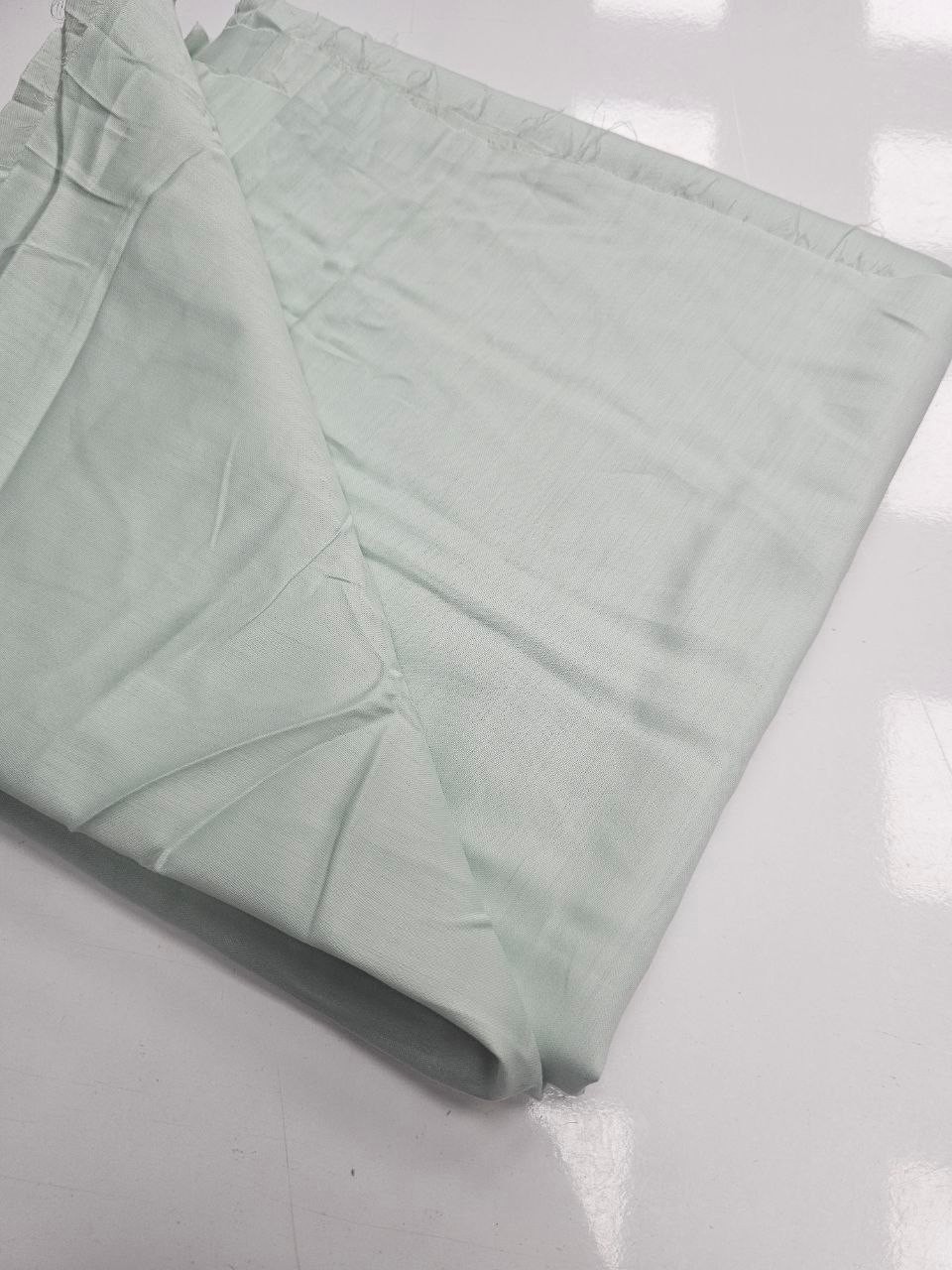 Aqua Green Matte Cotton Satin Fabric