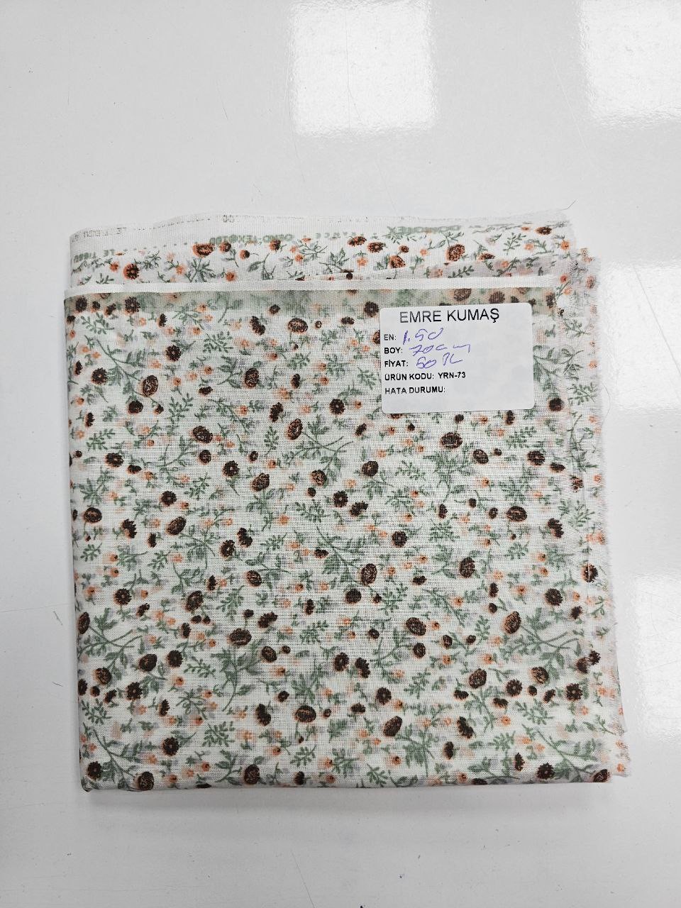 Karışık Mini Çiçek Desenli Giyimlik Poplin Kumaş