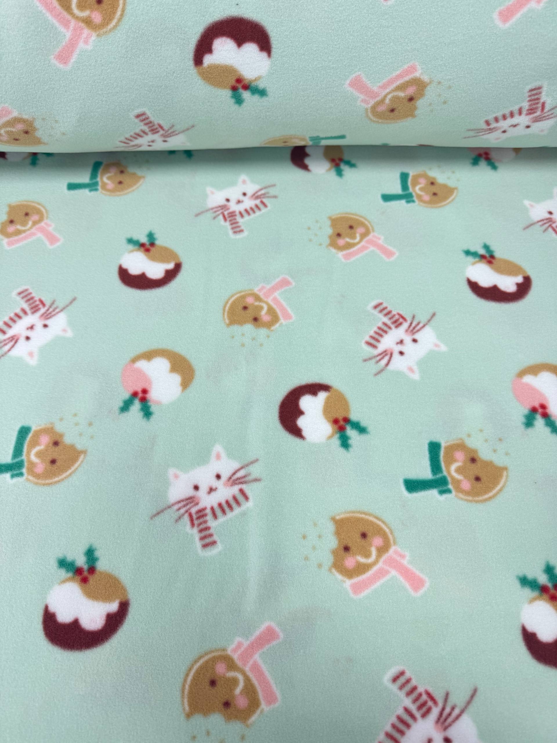 Patterned Polar Fleece Fabric