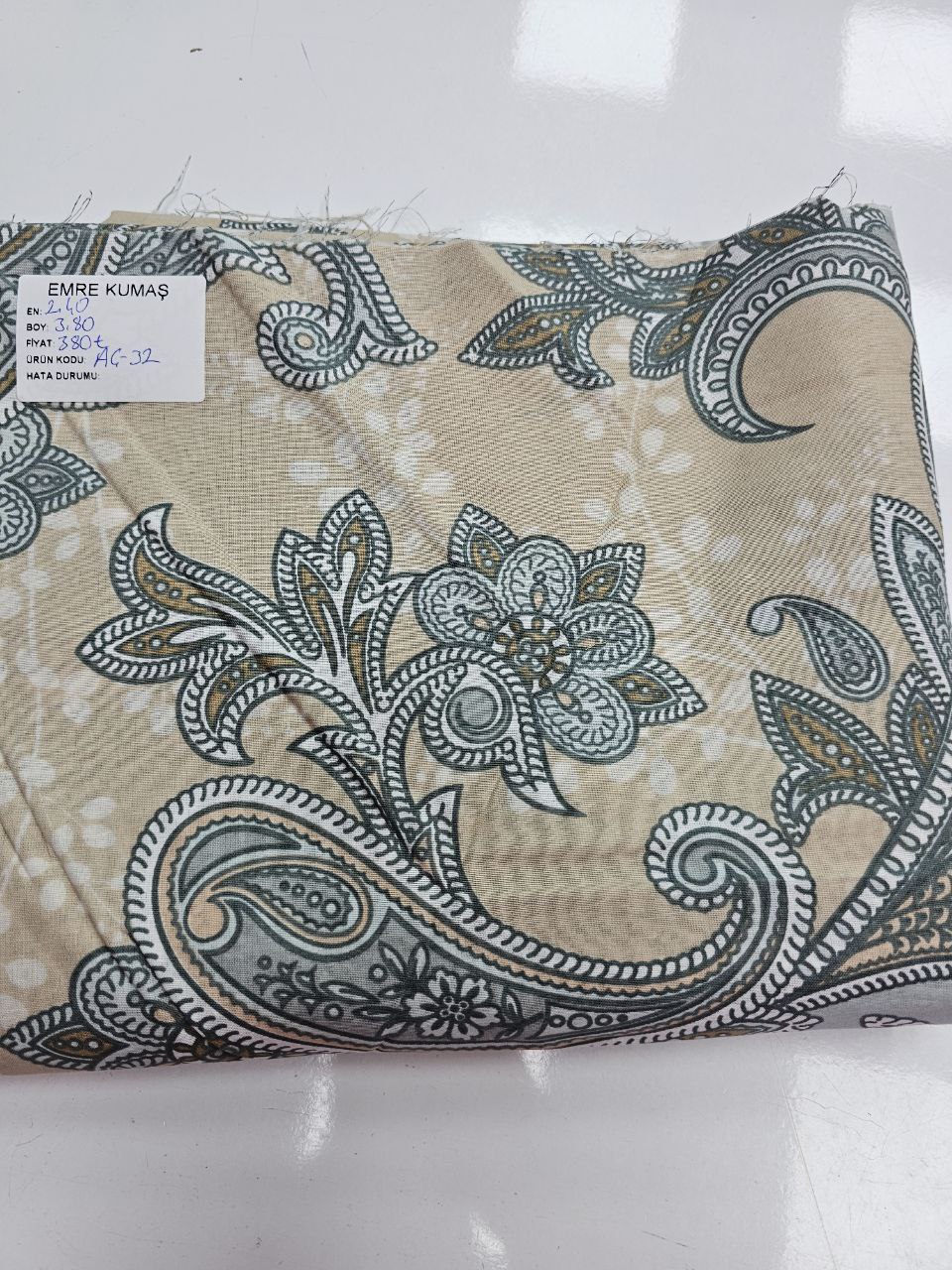 Desenli Nevresimlik Poplin Kumaş