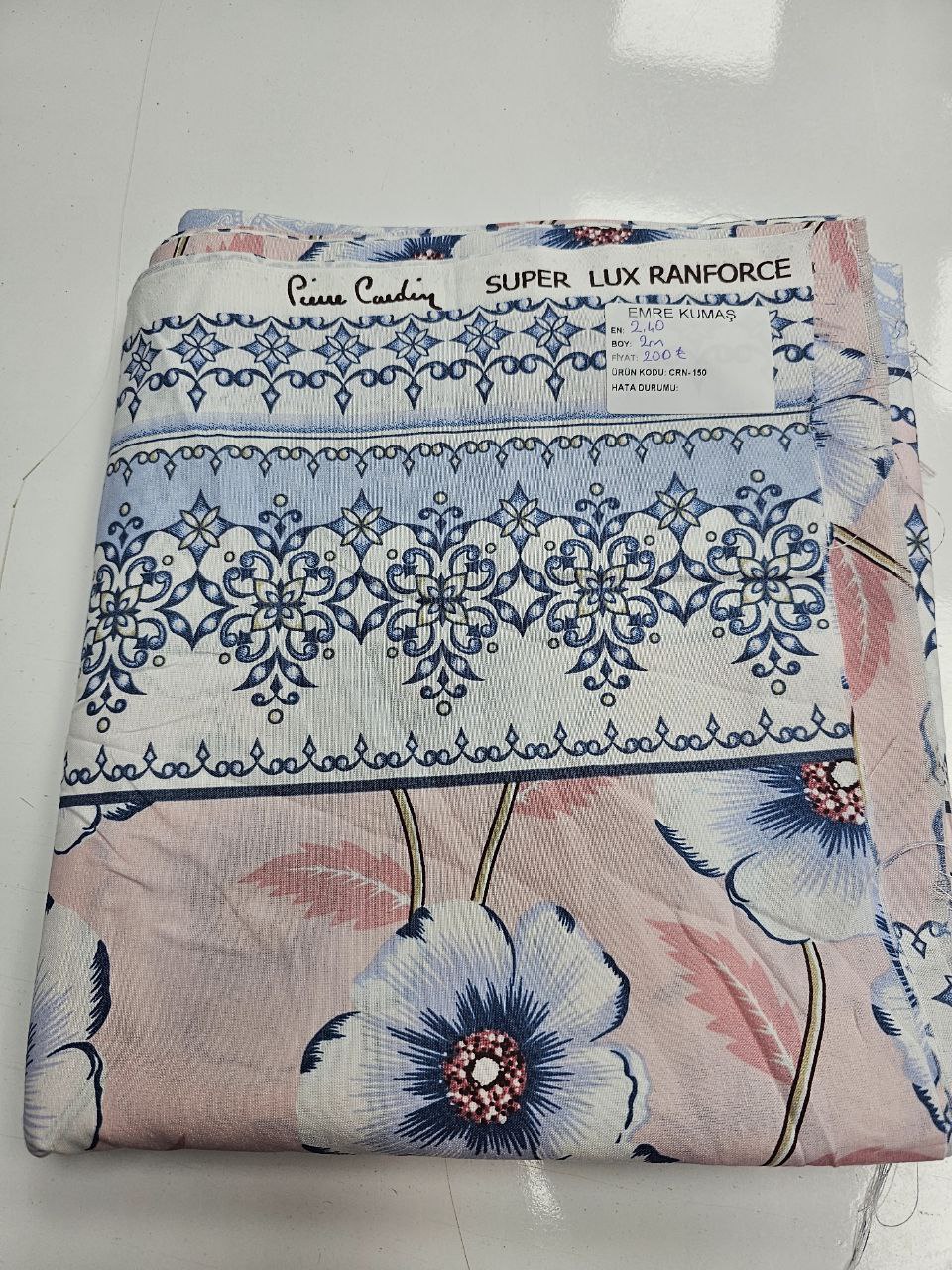Desenli Nevresimlik Poplin Kumaş