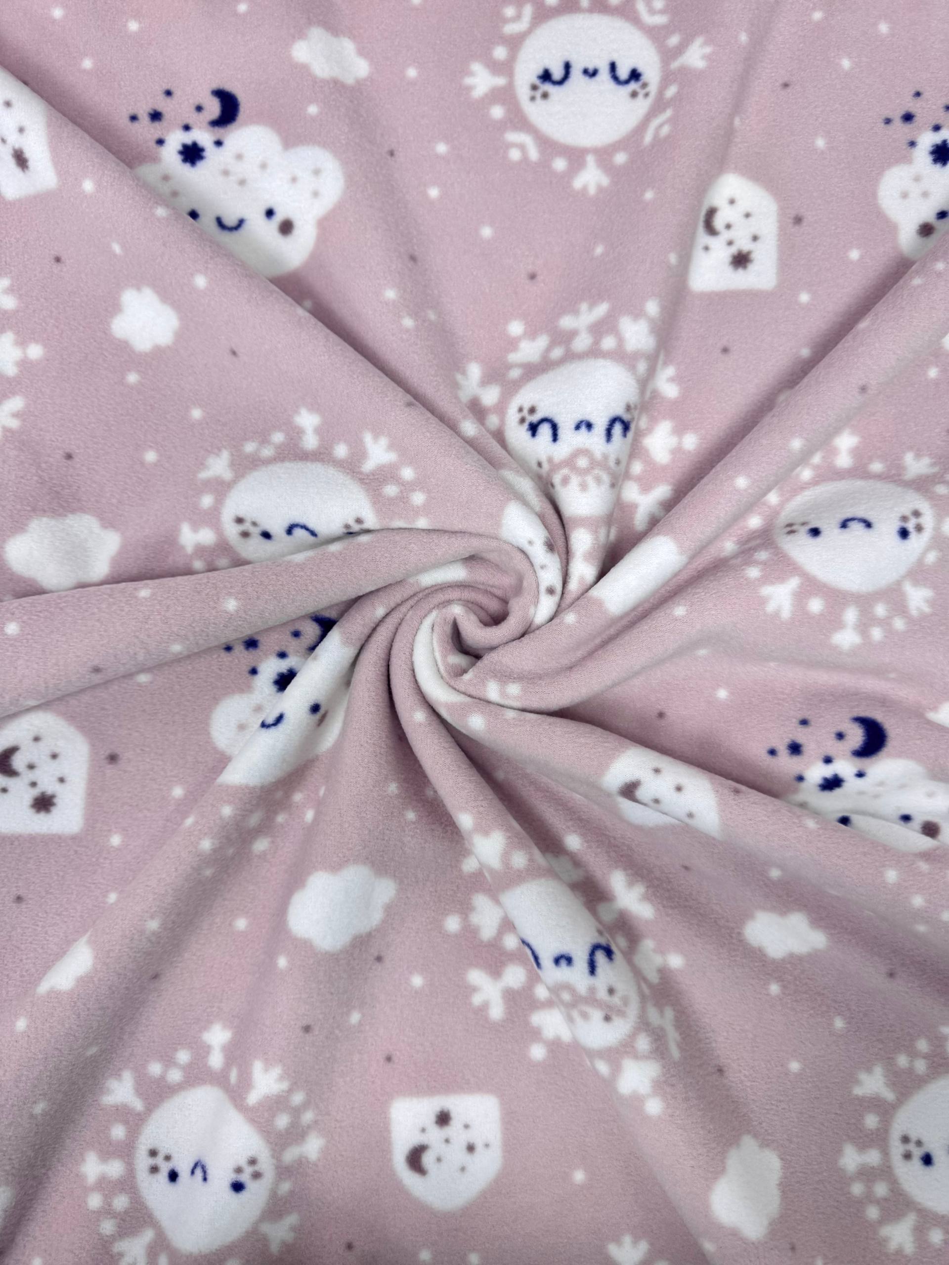 Patterned Polar Fleece Fabric