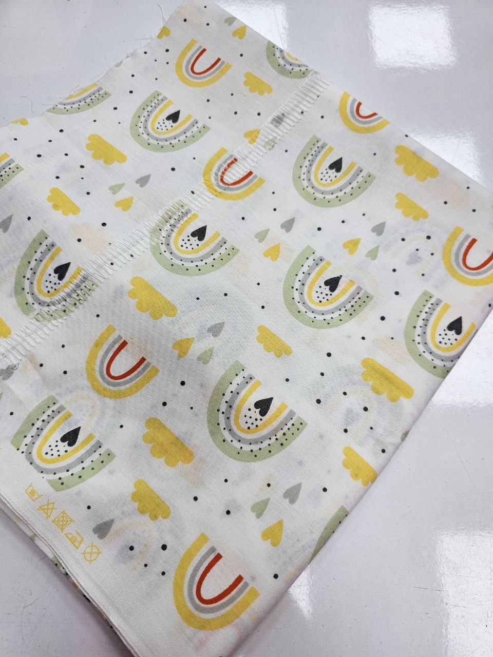 Desenli Nevresimlik Poplin Kumaş