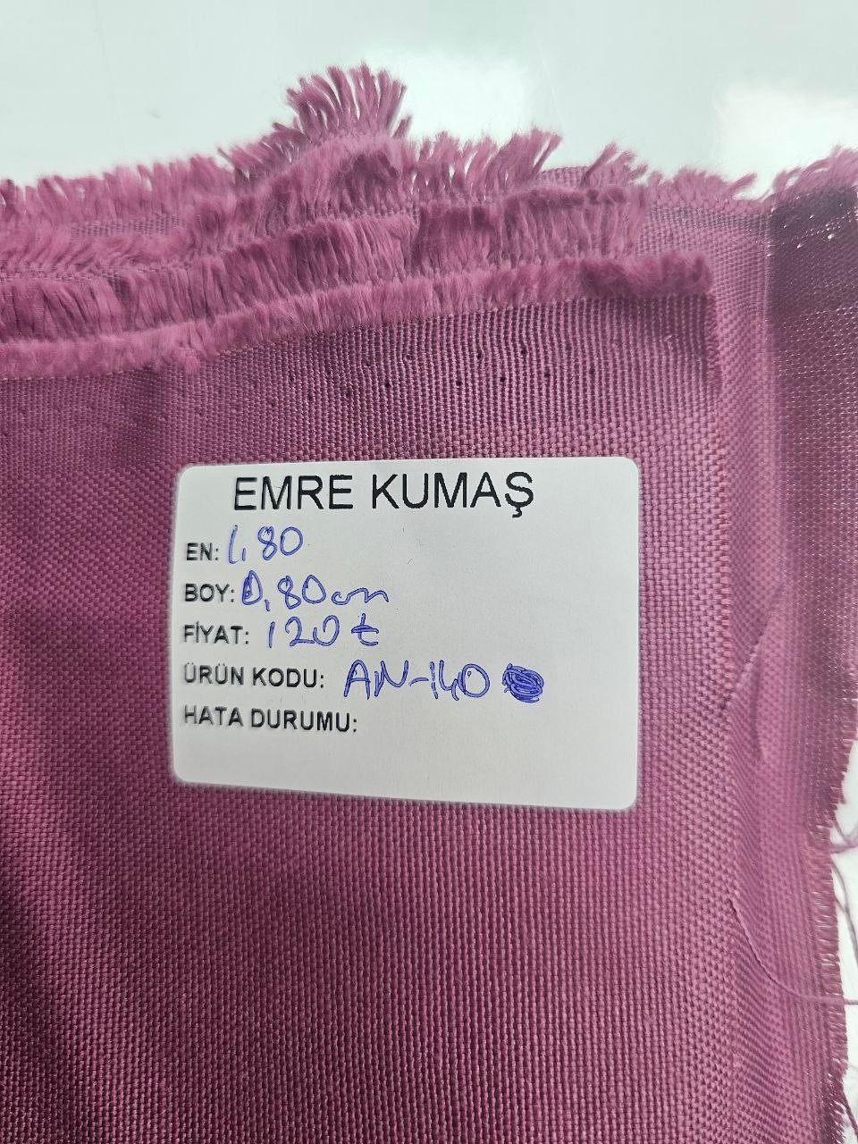 Mürdüm Renk Duck Kumaş