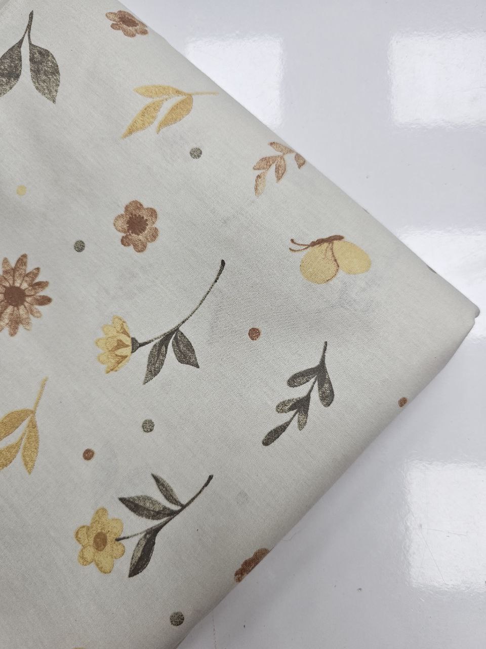 Desenli Nevresimlik Poplin Kumaş