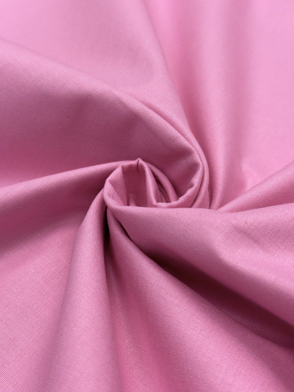 Açık Pembe Nevresimlik Organik Poplin Kumaş