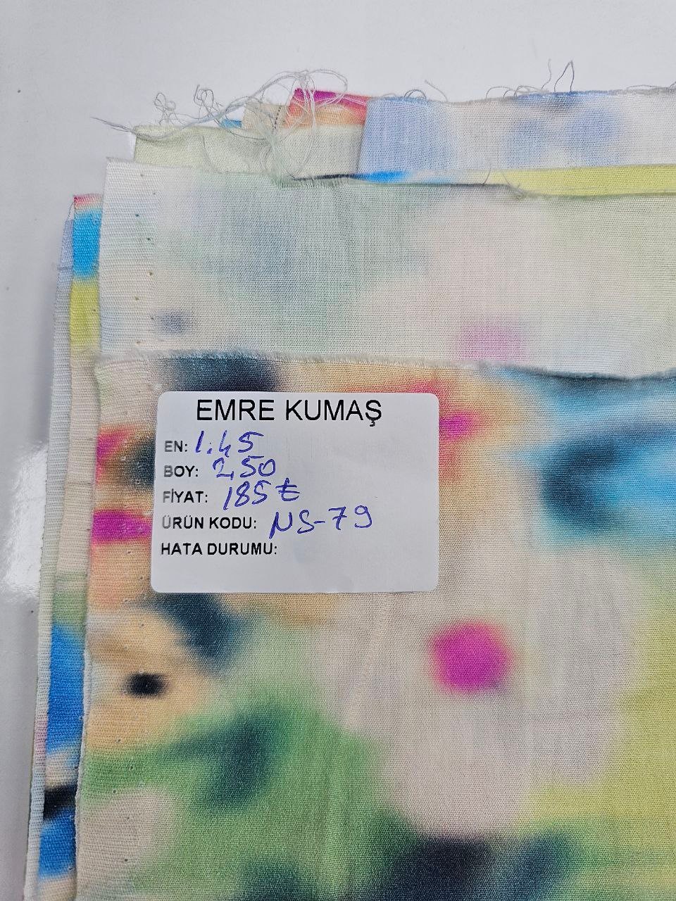 Karışık Desenli Giyimlik Poplin Kumaş