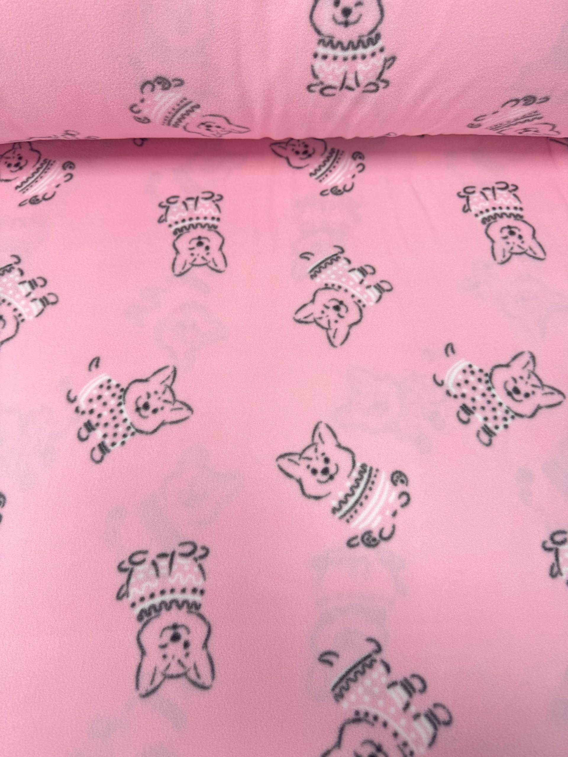 Patterned Polar Fleece Fabric