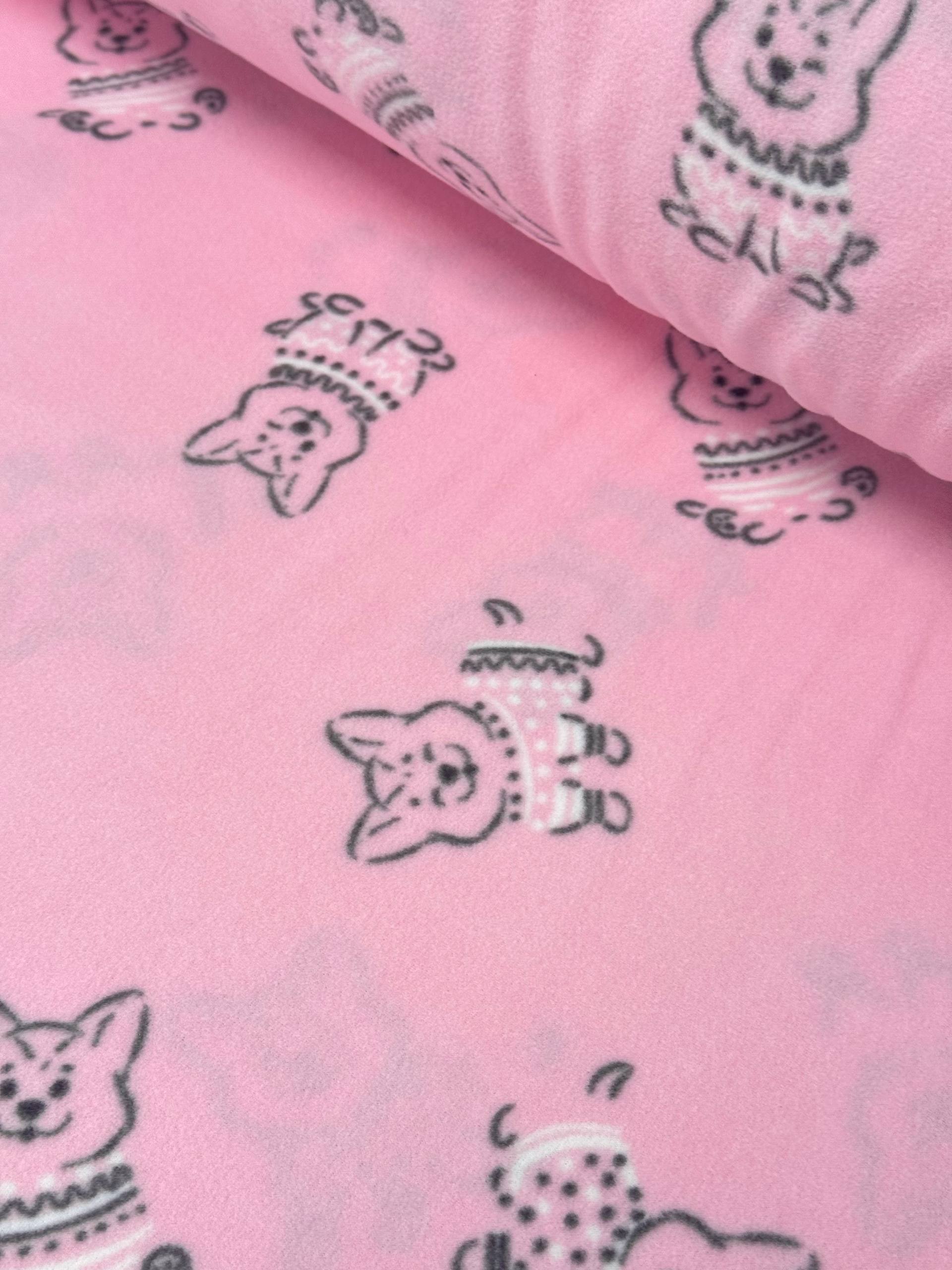 Patterned Polar Fleece Fabric