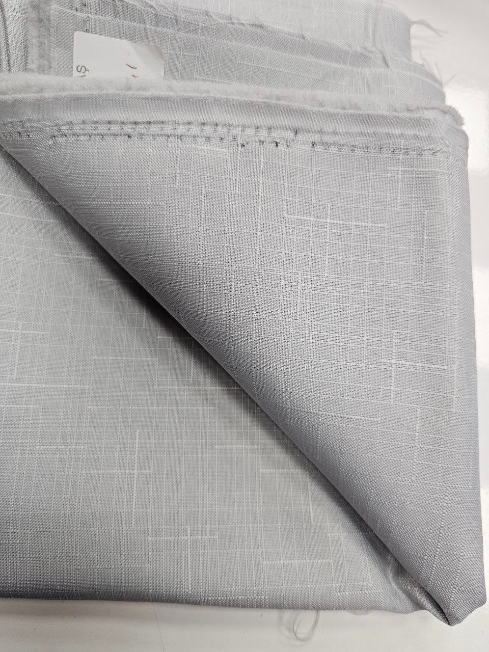 Grey Openwork Swedish Linen Fabric