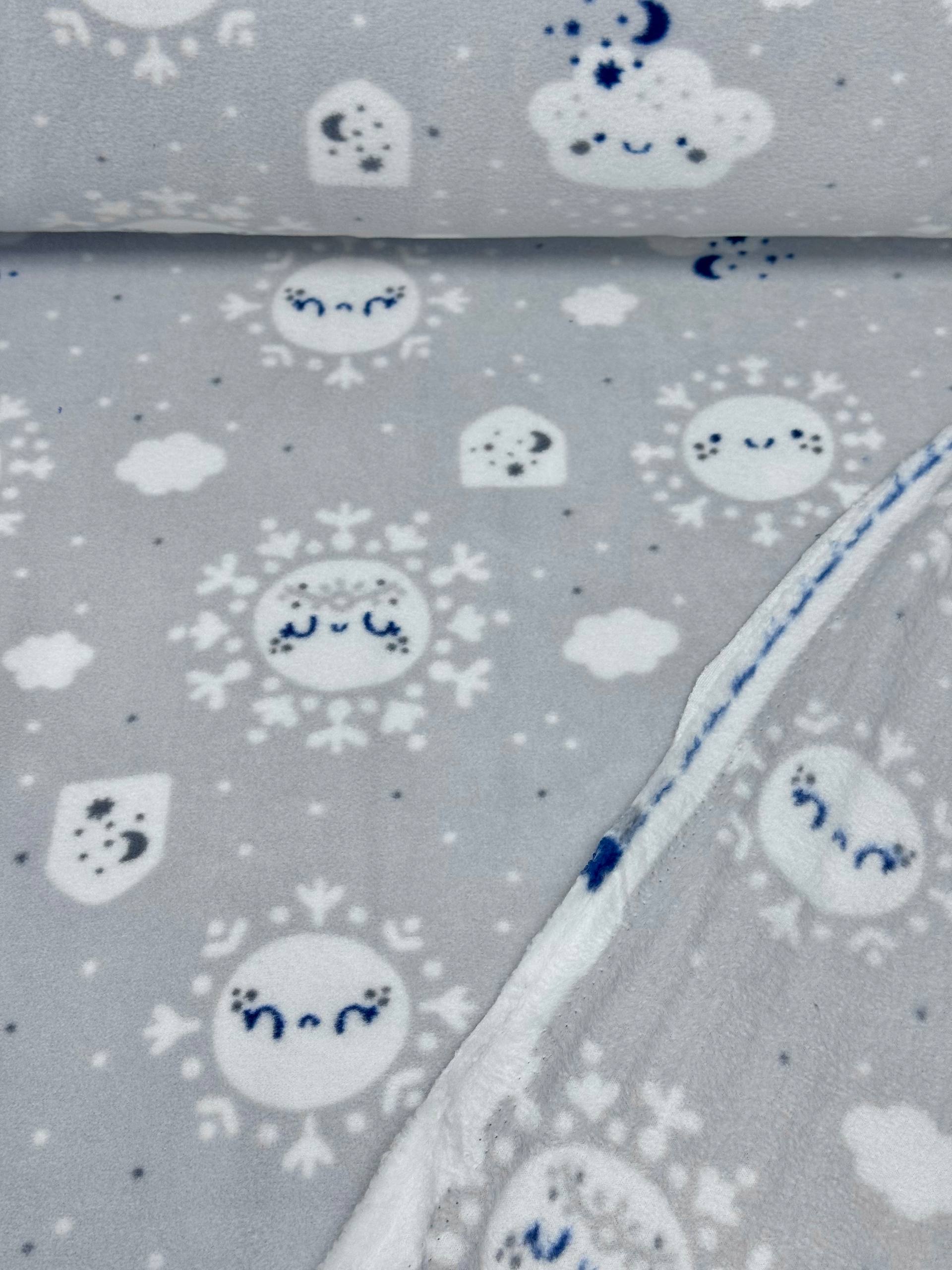 Patterned Polar Fleece Fabric