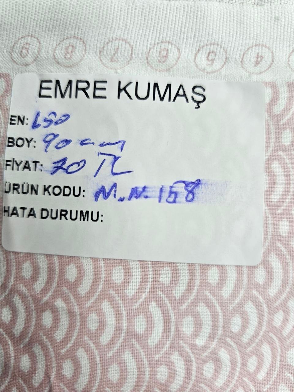 Giyimlik Pul Desenli Poplin Kumaş