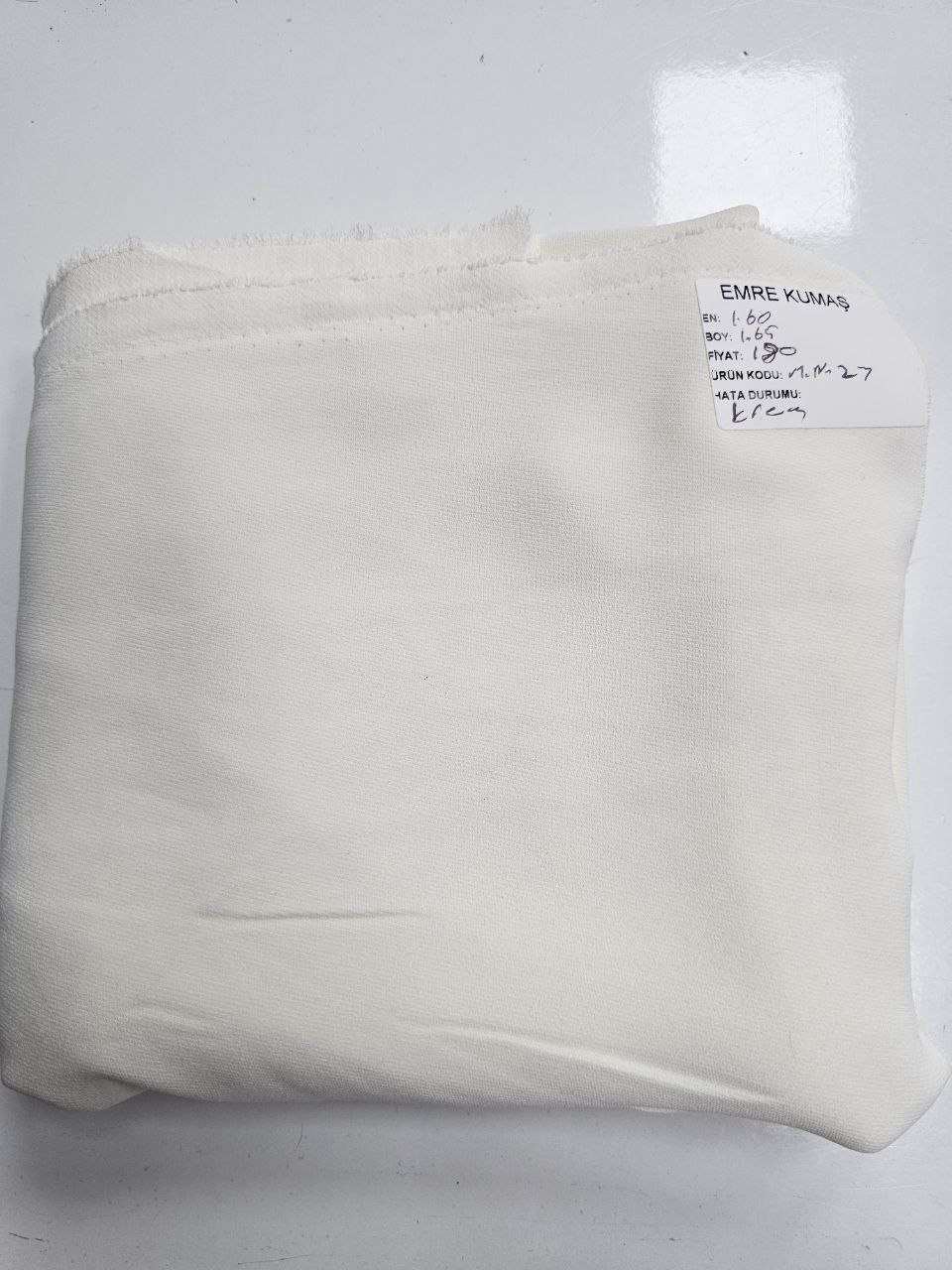 Düz Renk Giyimlik Krep Kumaş