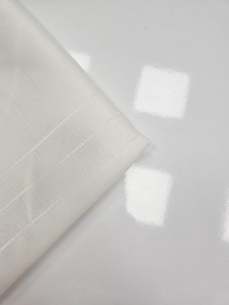 Ecru Openwork Swedish Linen Fabric
