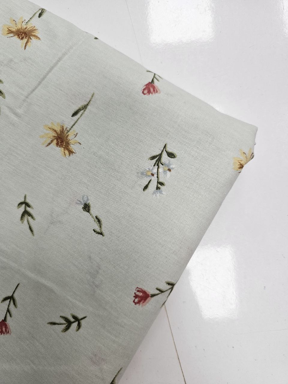 Desenli Nevresimlik Poplin Kumaş