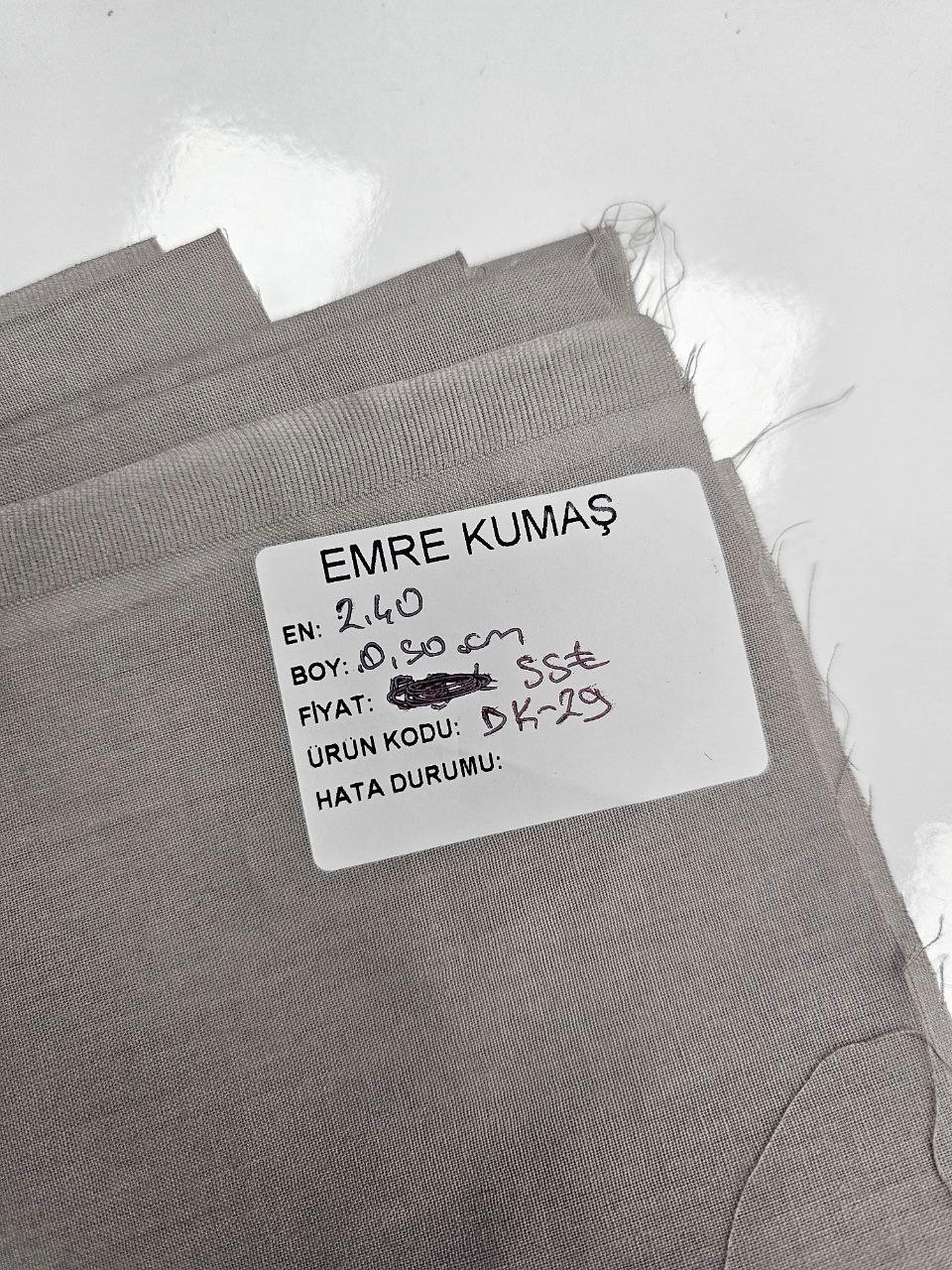 Gri Renk Nevresimlik Poplin Kumaş