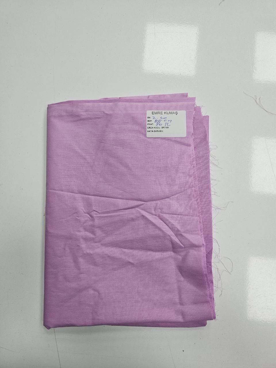 Lila Renk Nevresimlik Poplin Kumaş