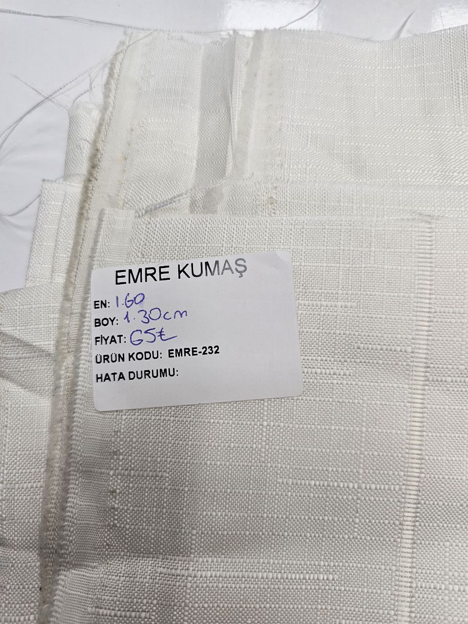 Ecru Openwork Swedish Linen