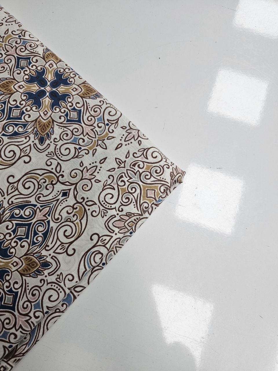 Desenli Nevresimlik Poplin Kumaş