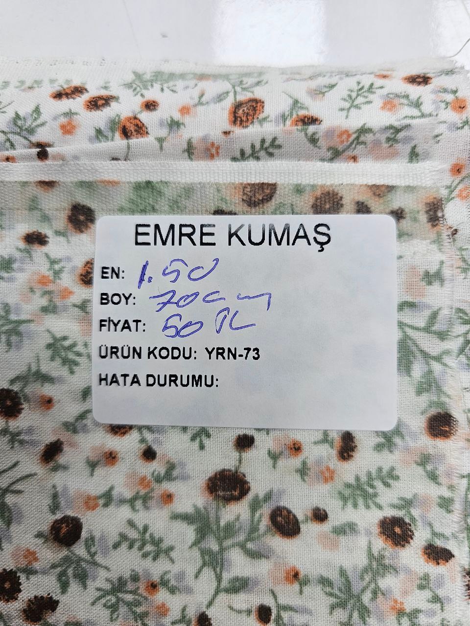 Karışık Mini Çiçek Desenli Giyimlik Poplin Kumaş