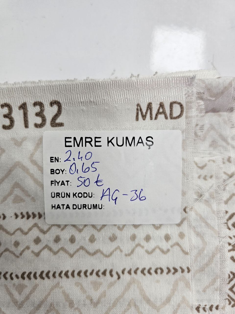 Desenli Nevresimlik Poplin Kumaş