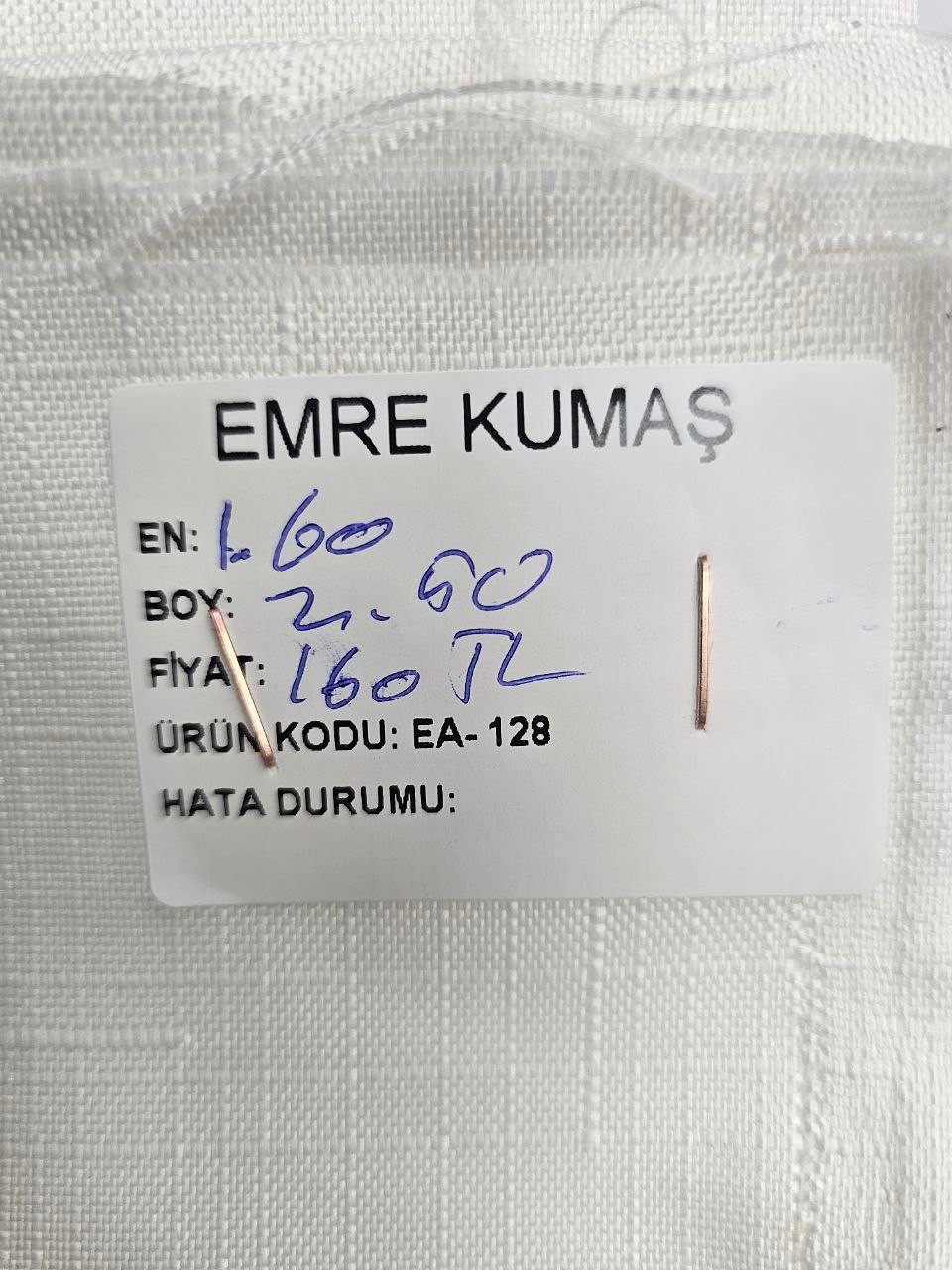 Ekru Ajuru İsveç Keteni Kumaş