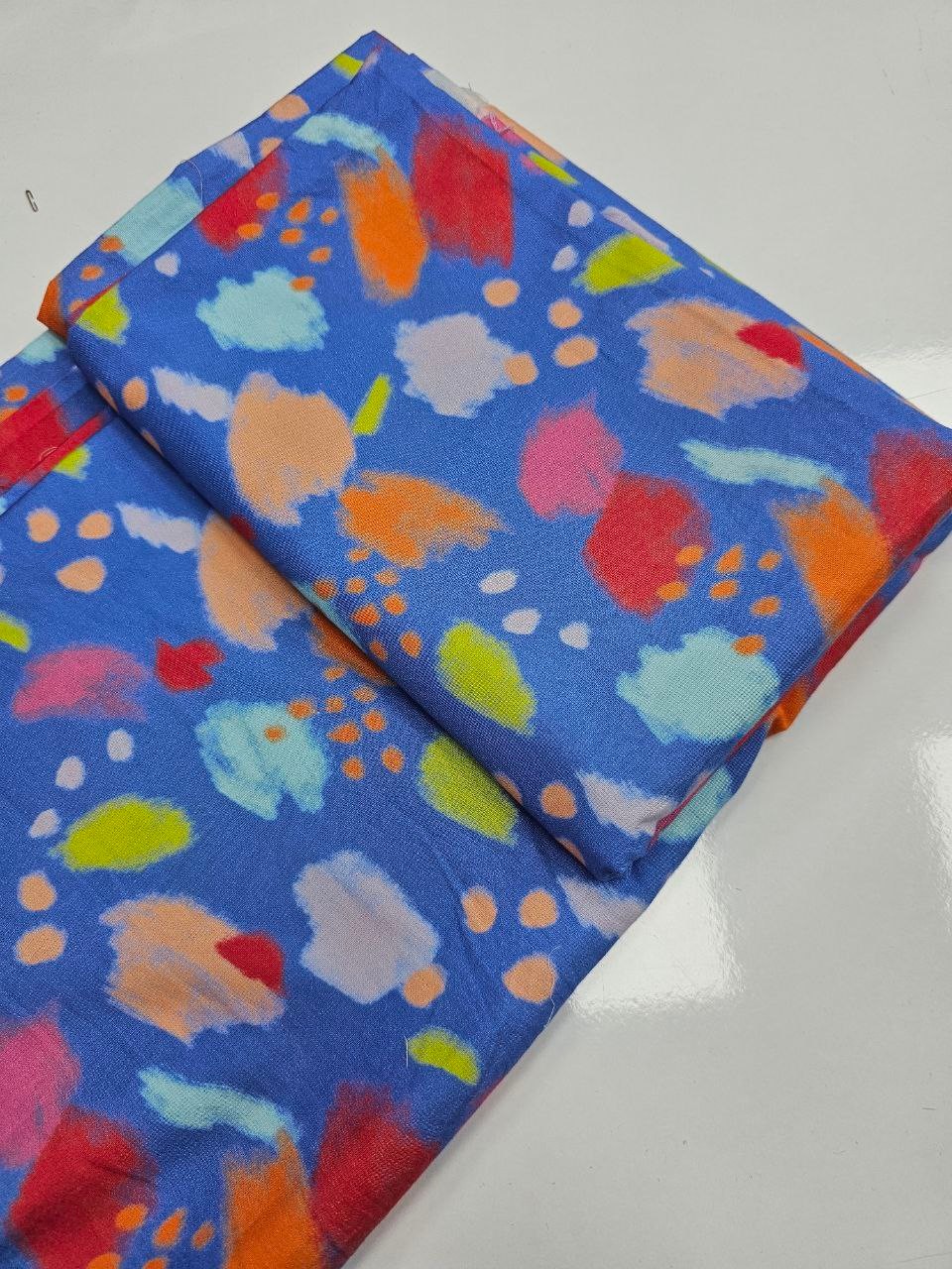 Çok Renkli Giyimlik Poplin Kumaş
