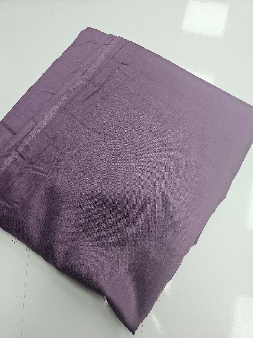 Plum Color Matte Cotton Satin Fabric